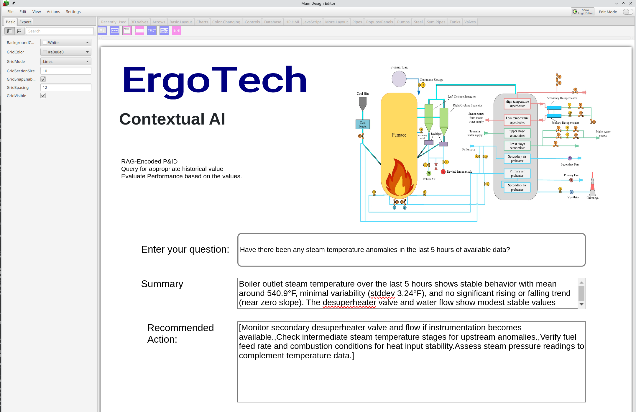 MIStudio contextual AI operator screen